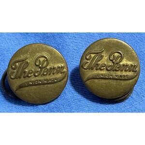 The Penn Union Made Antique Wobble Shank Overall Buttons Workwear 1920s